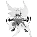 A dynamic and intense battle scene from Naruto featuring Akatsuki members and their unique abilities tattoo design idea