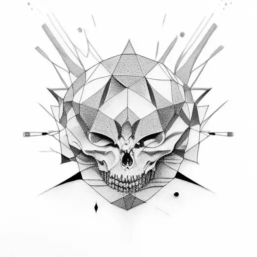 overthinking person tattoo design idea