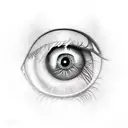 eye in triangle tattoo design idea