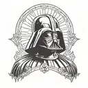 darth vader tattoo design idea