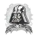 darth vader tattoo design idea