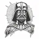 darth vader tattoo design idea