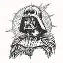 darth vader tattoo design idea