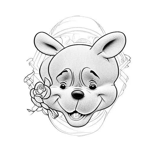Winnie the Pooh  tattoo design idea