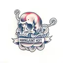 hangman's knot tattoo design idea