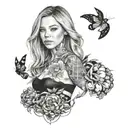 sydney sweeney tattoo design idea