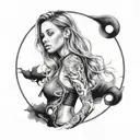 sydney sweeney tattoo design idea