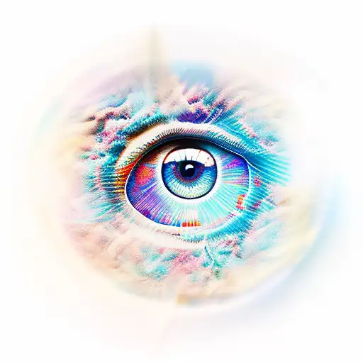 Godess durga eyes with name Amit , Ma ,Paa tattoo design idea