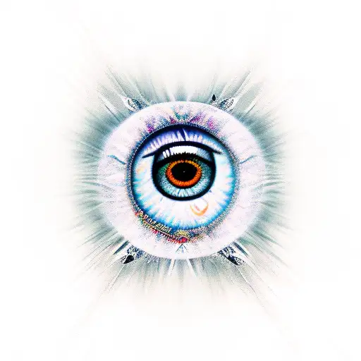 Godess durga eye with name Amit , Ma ,Paa tattoo design idea