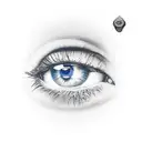 Godess durga eyes with name Amit , Ma ,Paa tattoo design idea