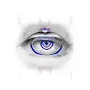 Godess durga eyes with name Amit , Ma ,Paa tattoo design idea