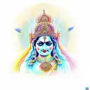 Godess durga with name Amit , Ma ,Paa tattoo design idea