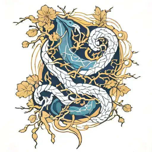 kintsugi tattoo design idea