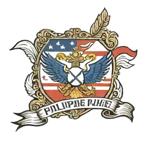 Philippine Flag tattoo design idea