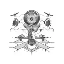 aviation tattoo design idea