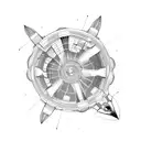 aviation tattoo design idea