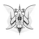 aviation tattoo design idea