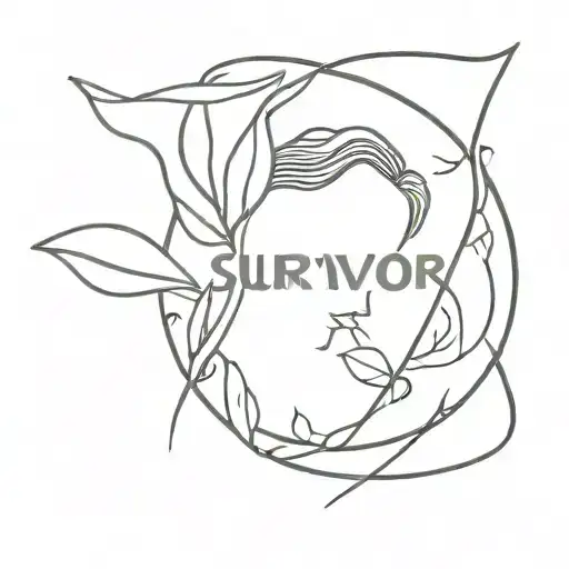 survivor sexual abuse  tattoo design idea