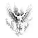Anjo icarus tattoo design idea