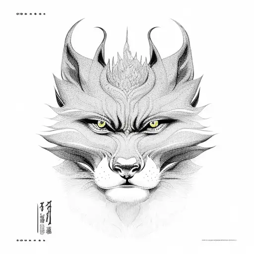 kurama tattoo design idea