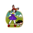 Turtle and Rabbit tattoo design idea