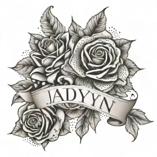 Mother's Day "Jadyn" "Devon" tattoo design idea