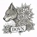 Mother's Day "Jadyn" "Devon" tattoo design idea