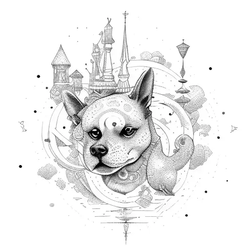 a free spirited peac loving traveller  tattoo design idea