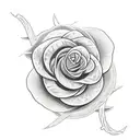 Celtic Rose Vine tattoo design idea