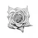 Celtic Rose Vine tattoo design idea