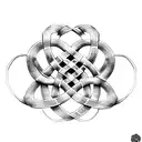 Celtic Knot Rose Vine tattoo design idea