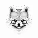 red pandas tattoo design idea