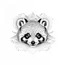 red pandas tattoo design idea