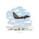 army planes tattoo design idea