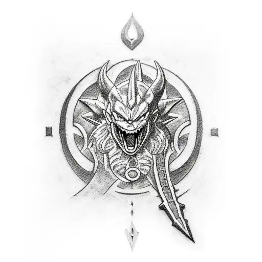 Elder Scrolls Logo, Pokemon, Dragon Ball, Critical Role tattoo design idea