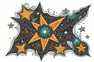 the Little Dipper  star constellation   tattoo design idea