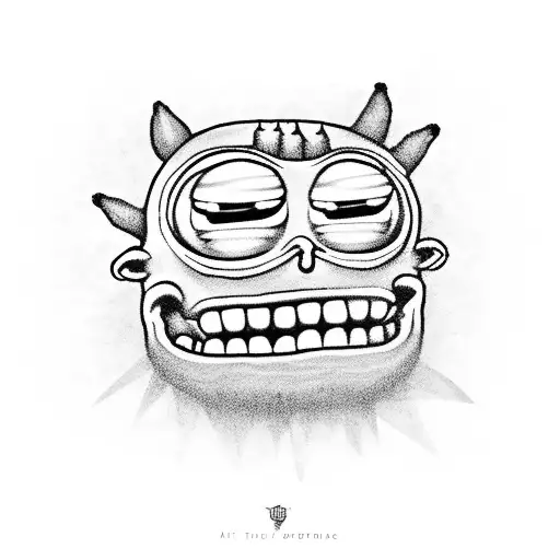 pickle rick tattoo design idea