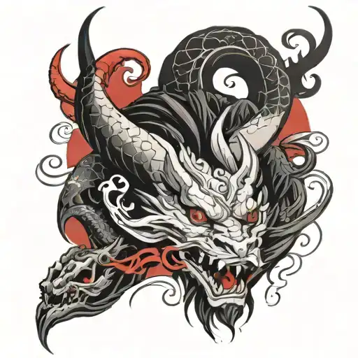 demoness pathway tattoo design idea