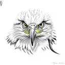 Eagle snake tattoo design idea