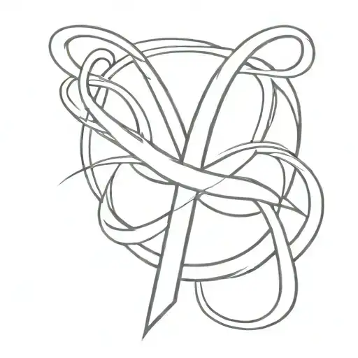 brain cancer ribbon, cross, BSTRONG tattoo design idea