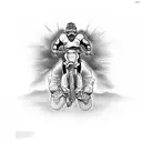 motocross tattoo design idea