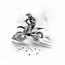 motocross tattoo design idea