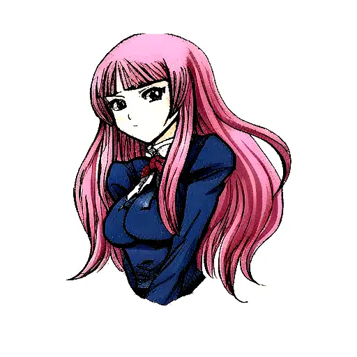 waifu tattoo design idea