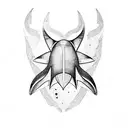 manta ray tattoo design idea