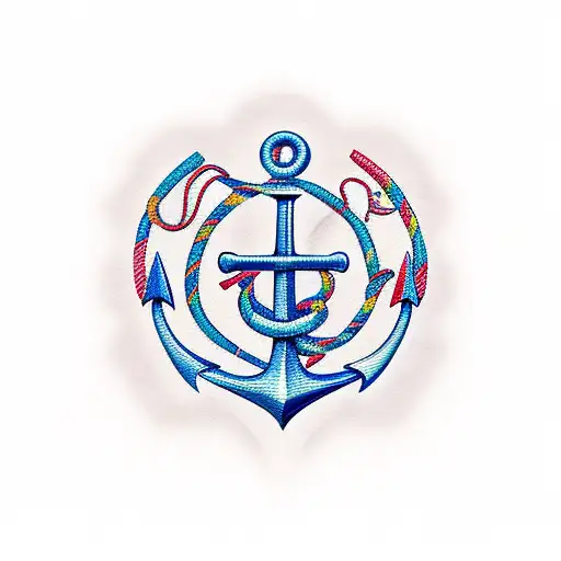 seaman, anchor, love my family,  tattoo design idea