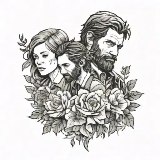 the last of us   tattoo design idea