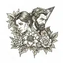 the last of us   tattoo design idea