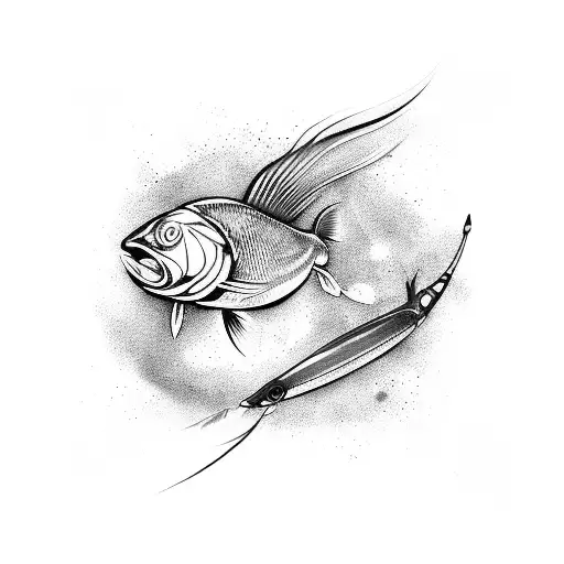 Arowana tattoo design idea
