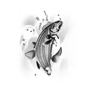 Arowana tattoo design idea