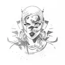 Lara Croft  tattoo design idea